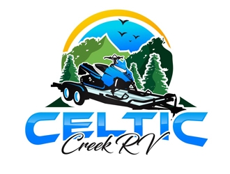 Celtic Creek RV logo design by DreamLogoDesign