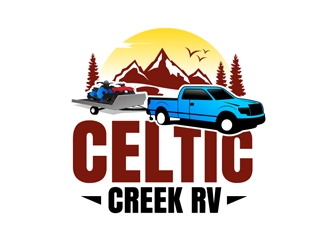 Celtic Creek RV logo design by DreamLogoDesign