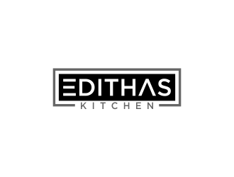 Editha's Kitchen logo design by oke2angconcept
