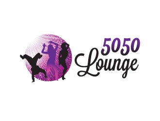 5050 Lounge  logo design by karjen