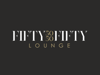 5050 Lounge  logo design by serprimero