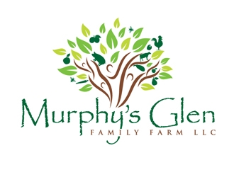 Murphys Glen Family Farm LLC logo design by DreamLogoDesign
