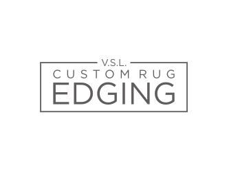V.S.L. Custom Rug Edging logo design by agil