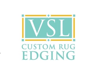 V.S.L. Custom Rug Edging logo design by abss