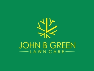 John B Green Lawn Care logo design by vishalrock