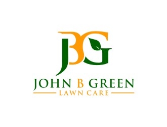 John B Green Lawn Care logo design by bricton