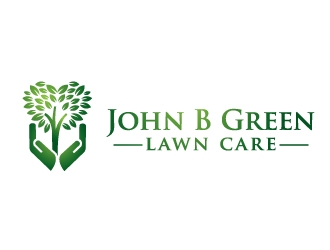 John B Green Lawn Care logo design by Conception