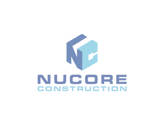 Nucore Construction logo design by johana