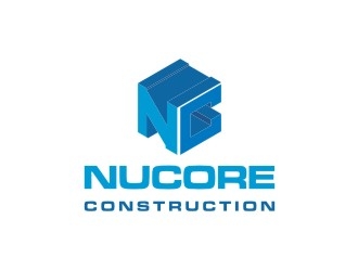 Nucore Construction logo design by savana