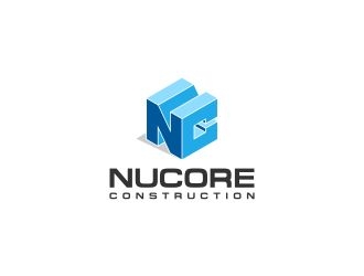 Nucore Construction logo design by senandung