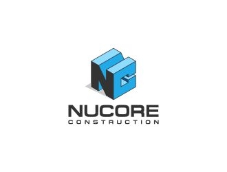 Nucore Construction logo design by senandung