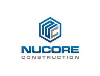 Nucore Construction logo design by mbamboex