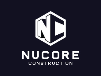 Nucore Construction logo design by nehel