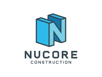 Nucore Construction logo design by nehel
