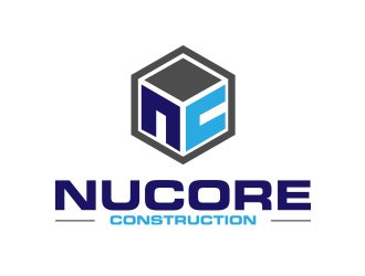 Nucore Construction logo design by Inlogoz