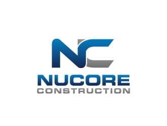 Nucore Construction logo design by labo