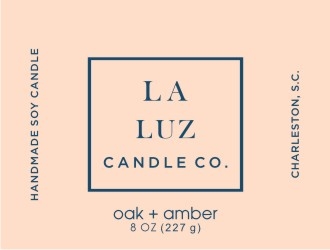 La Luz Candle Co. logo design by bricton