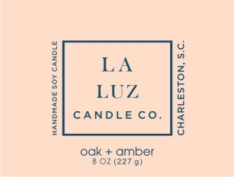 La Luz Candle Co. logo design by bricton