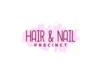 Hair & Nail Precinct logo design by Nayaraka