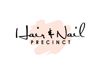 Hair & Nail Precinct logo design by Girly