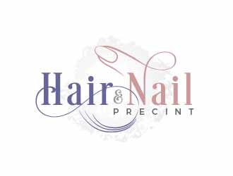 Hair & Nail Precinct logo design by SOLARFLARE