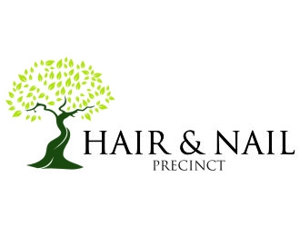 Hair & Nail Precinct logo design by jetzu