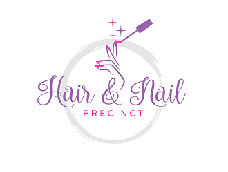 Hair & Nail Precinct logo design by dianD