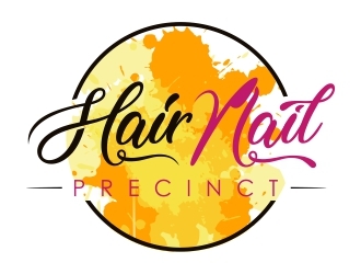 Hair & Nail Precinct logo design by adwebicon