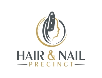 Hair & Nail Precinct logo design by adwebicon