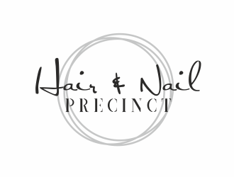 Hair & Nail Precinct logo design by serprimero