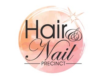 Hair & Nail Precinct logo design by shere
