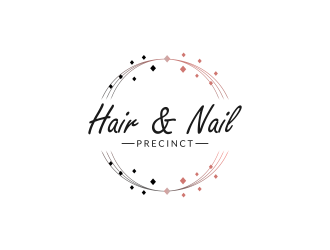 Hair & Nail Precinct logo design by Drago