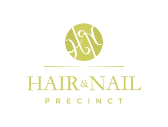 Hair & Nail Precinct logo design by nemu