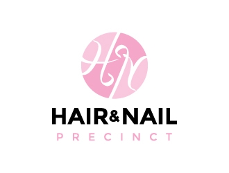 Hair & Nail Precinct logo design by nemu