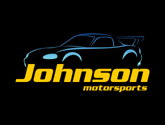Johnson motorsports logo design by beejo