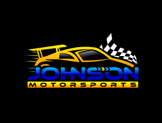 Johnson motorsports logo design by uttam