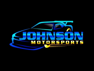Johnson motorsports logo design by uttam