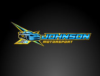 Johnson motorsports logo design by maniezkoe