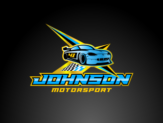 Johnson motorsports logo design by maniezkoe