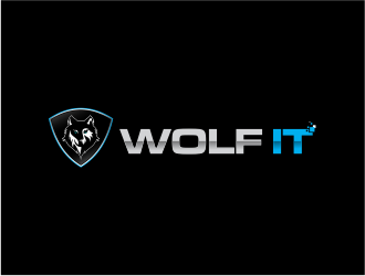 Wolf IT logo design by evdesign