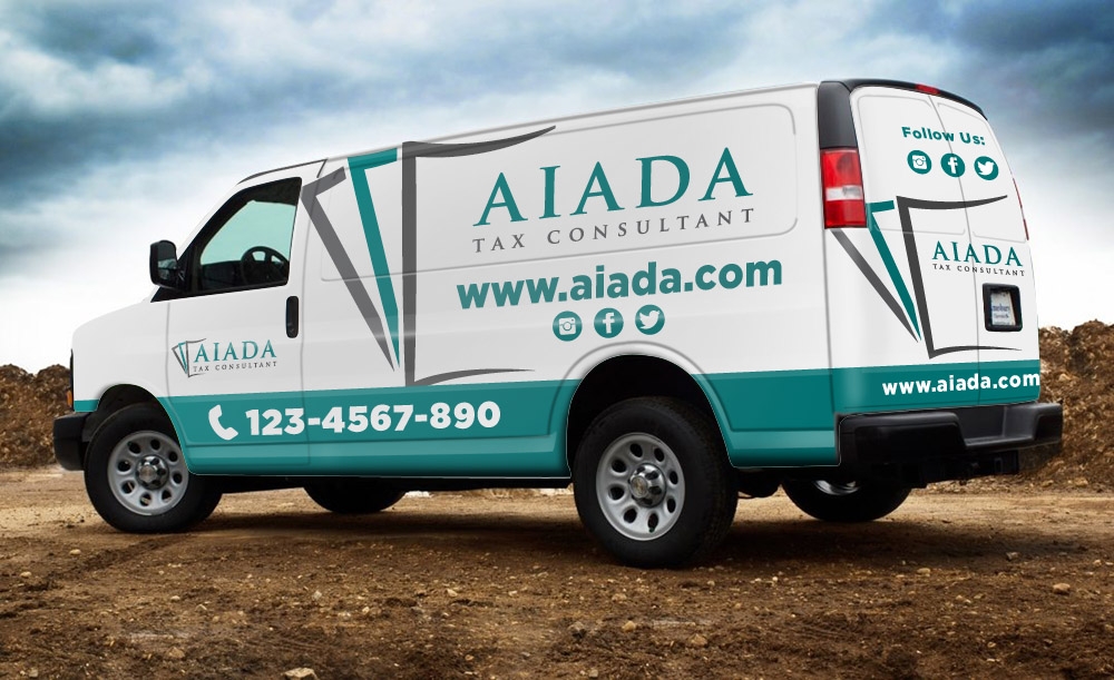 AIADA Tax Consultant logo design by scriotx