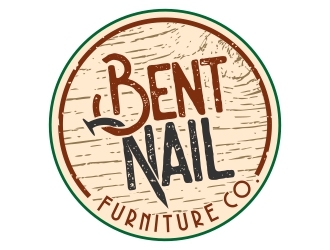 Bent Nail Furniture Co. logo design by sgt.trigger