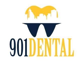 901 Dental logo design by ElonStark