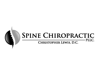 Spine Chiropractic is my Doing business as for marketing.  On my business cards and letter head I want Spine Chiropractic, PLLC.  Christopher Lewis, D.C. logo design by jaize