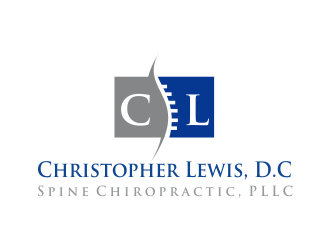 Spine Chiropractic is my Doing business as for marketing.  On my business cards and letter head I want Spine Chiropractic, PLLC.  Christopher Lewis, D.C. logo design by Girly