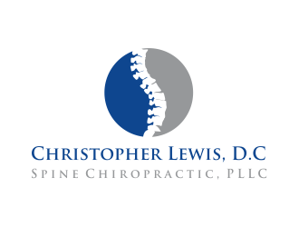 Spine Chiropractic is my Doing business as for marketing.  On my business cards and letter head I want Spine Chiropractic, PLLC.  Christopher Lewis, D.C. logo design by Girly