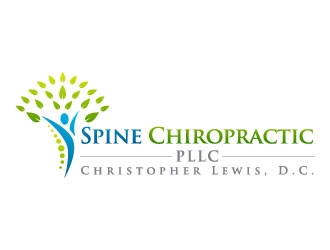 Spine Chiropractic is my Doing business as for marketing.  On my business cards and letter head I want Spine Chiropractic, PLLC.  Christopher Lewis, D.C. logo design by J0s3Ph