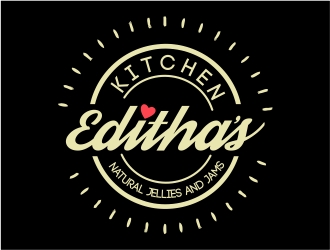 Editha's Kitchen logo design by nikkiblue