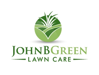 John B Green Lawn Care logo design by akilis13