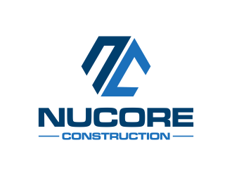 Nucore Construction logo design by RIANW